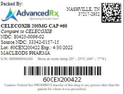 Celecoxib 200mg Cap Qty 60 NDC 80425-0096.jpg Celecoxib 200mg Cap Qty 60 NDC 80425 0096